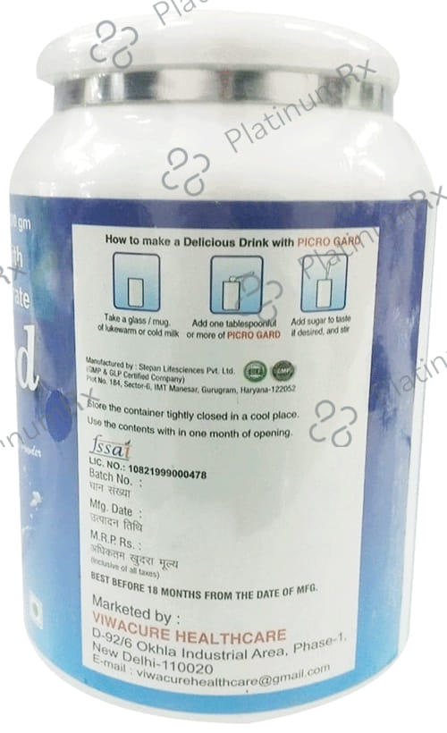 Picrogard Protein with DHA, Vitamins & Minerals - Sugar Free - Flavour Vanilla Powder 400 Powder