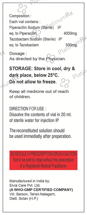 Pipli 4.5gm Injection