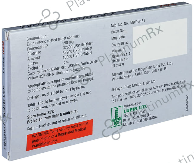 Lupase 150mg Tablet 10s