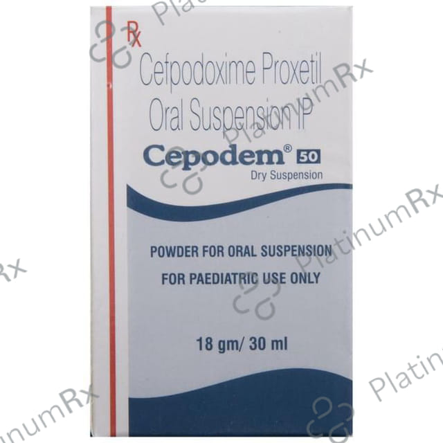 Cepodem 50mg Dry Syrup 30ml