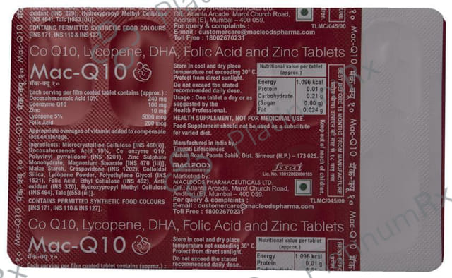 Mac Q10 Tablet 10s