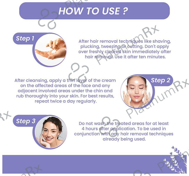 Follinil Facial Hair Retardant Cream 15gm