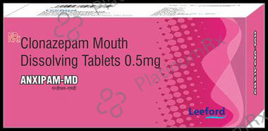 Anxipam 0.5mg Tablet MD 10s