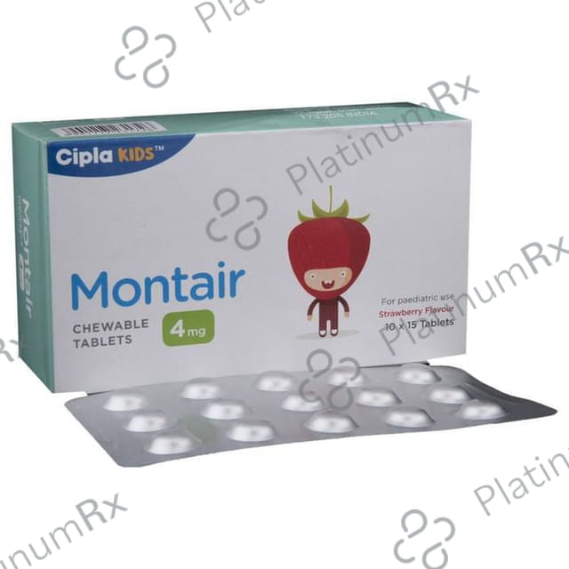 Montair 4mg Chewable Tablet 15s