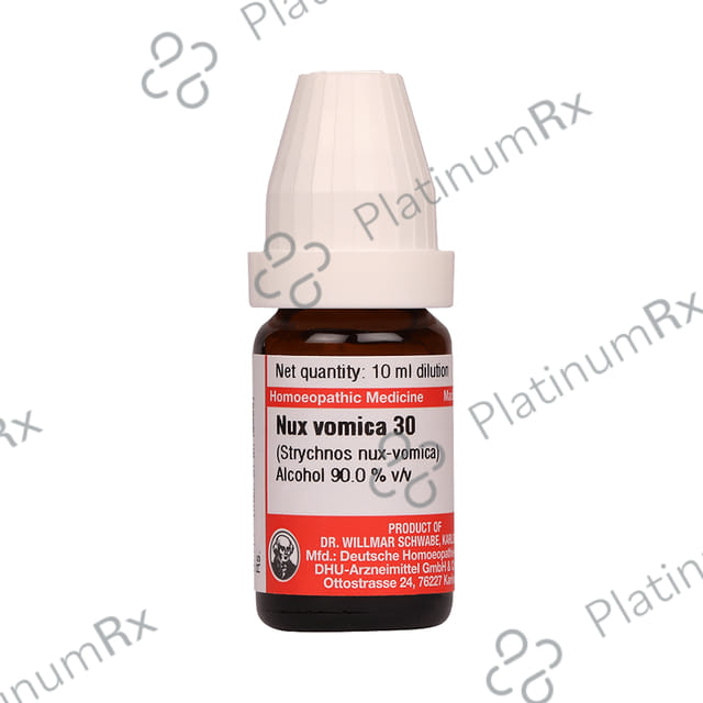 Dr Willmar Schwabe Germany Nux Vomica Dilution 30