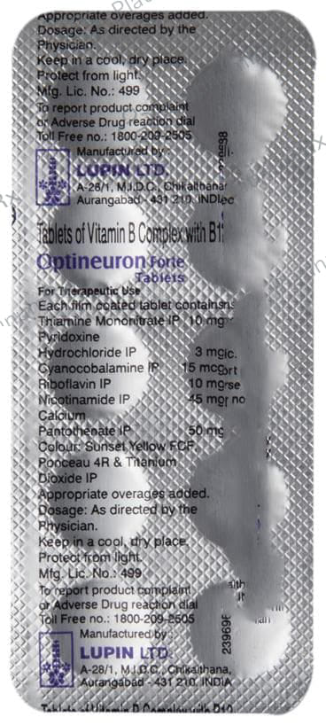 Optineuron Forte Tablet 10s