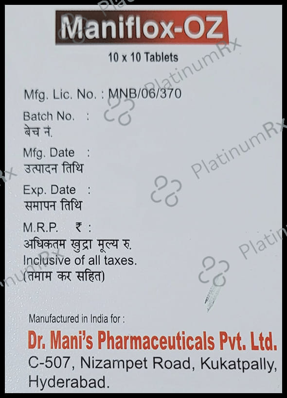 Maniflox-OZ Tablet