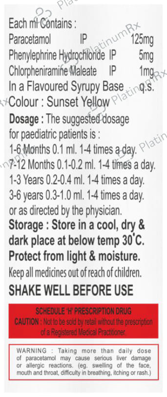 Fibcold Oral Drops Strawberry Flavour 15ml