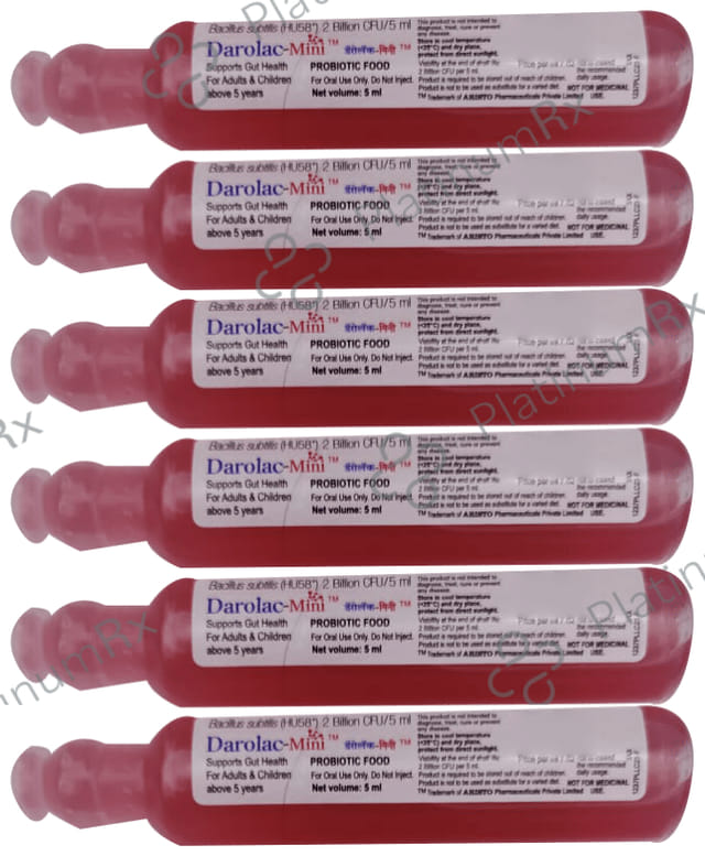 Darolac Mini Probiotic Food Liquid 6X5ml