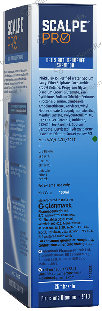 Scalpe Pro Anti Dandruff Shampoo 100ml