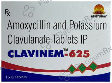 Clavinem 500/125mg Tablet 6s