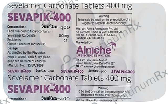 Sevapik 400 Tablet