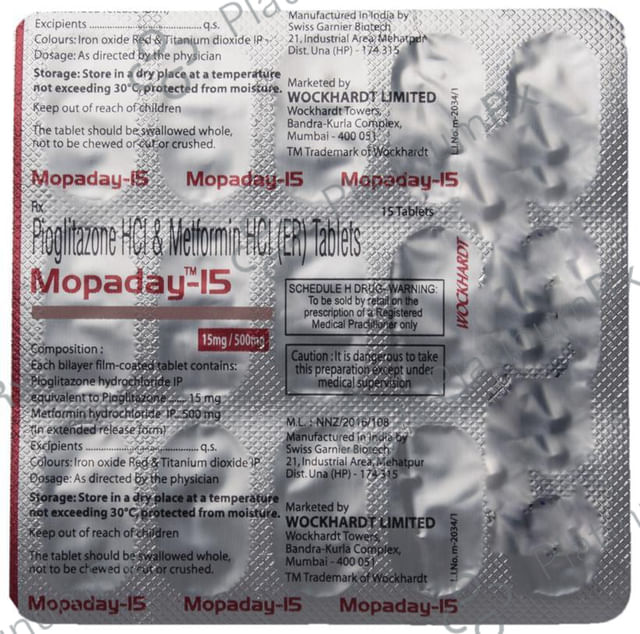 Mopaday 15 Tablet ER