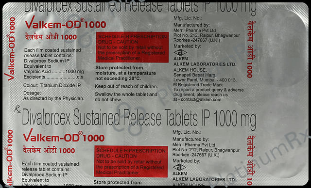 Valkem OD 1000mg Tablet 10s