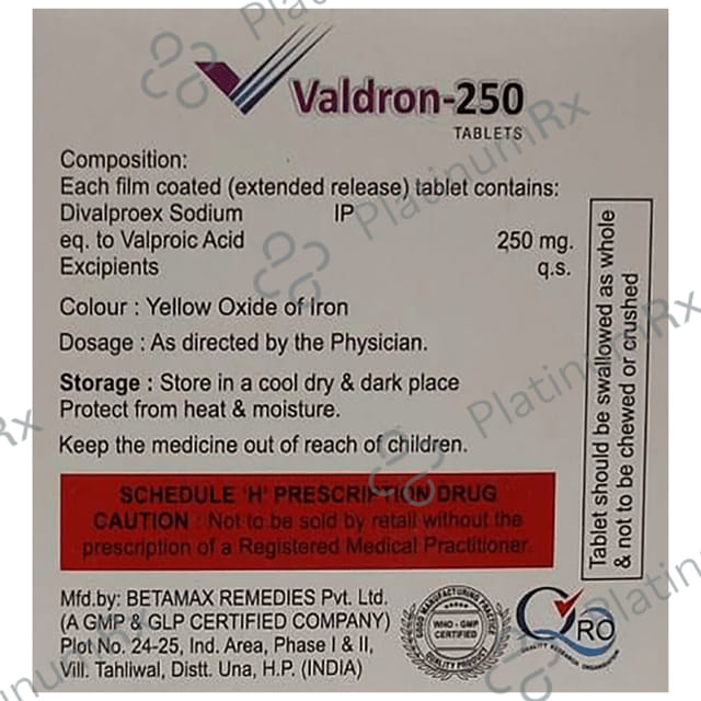 Valdron 250 Tablet ER