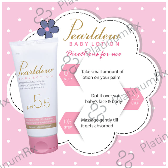 Pearldew Baby Lotion (100ml Each) 3 Tubes
