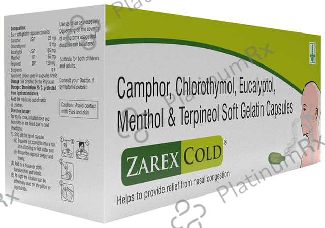 Zarex Cold Soft Gelatin Capsule