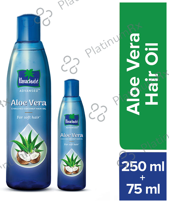 Parachute Advansed Aloe Vera Encriched Coconut Hair OIl with 75ml Free