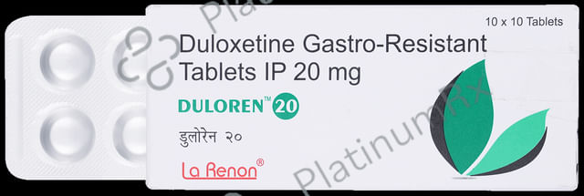 Duloren 20mg Tablet 10s