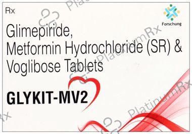 Glykit MV 2mg Tablet SR 15s