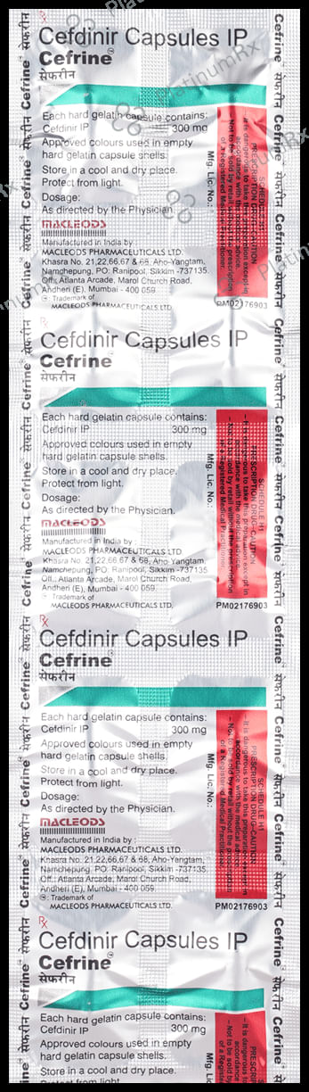 Cefrine 300mg Capsule 10s