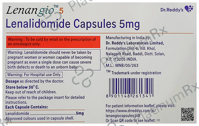 Lenangio 5mg Capsule 10s