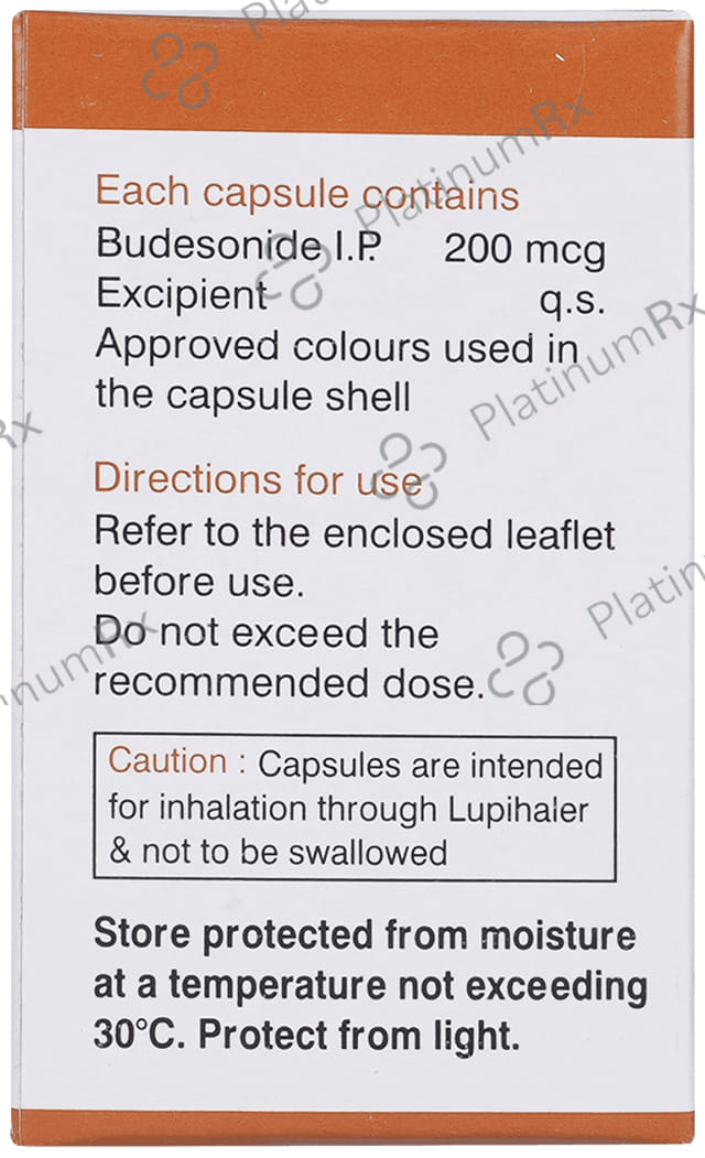 Budate 200mcg Transcaps 30s