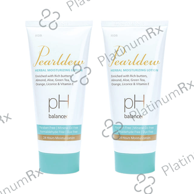 Pearldew Herbal Moisturizing Lotion (100gm Each) 2 Tubes