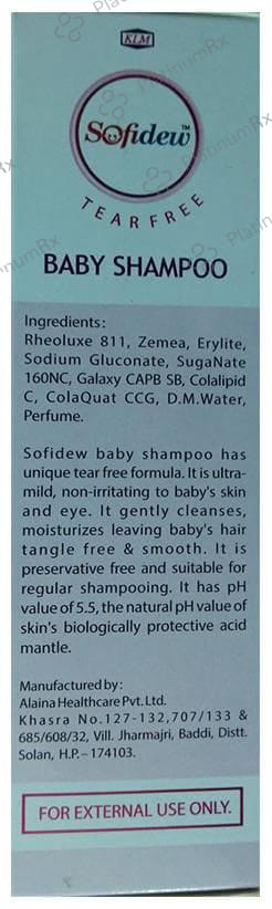 Sofidew Baby Shampoo 75ml