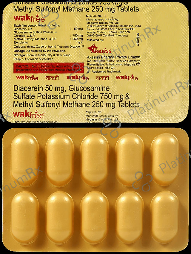 Wakfree 50/750/250mg Tablet 10s