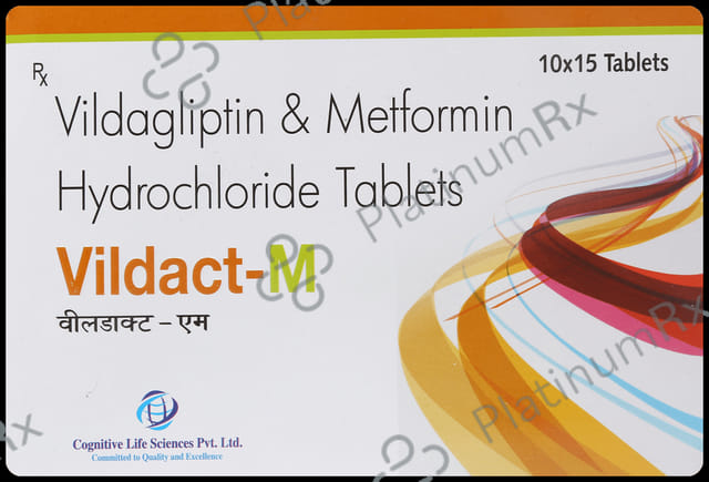 Vildact M 500/50mg Tablet 15s
