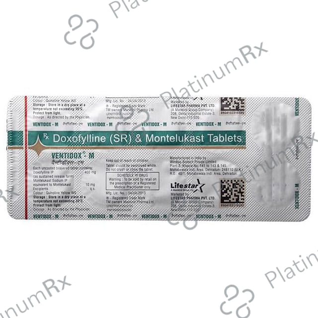 Ventidox M 400/10mg Tablet SR 10s