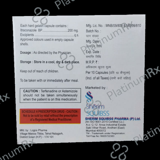 Itrapelet 200 Capsule