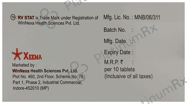 RV Stat 10mg Tablet 10s