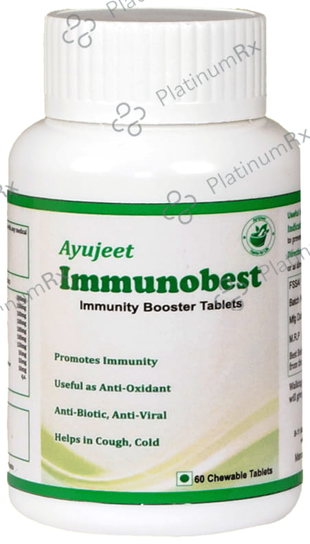 Ayujeet Immunobest Immunity Booster Chewable Tablet 60s