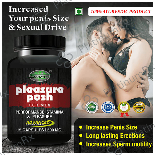 Sabates Pleasure Posh Capsule 15 capsules