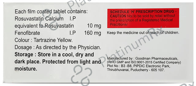 Glyvas F 160/10mg Tablet 10s