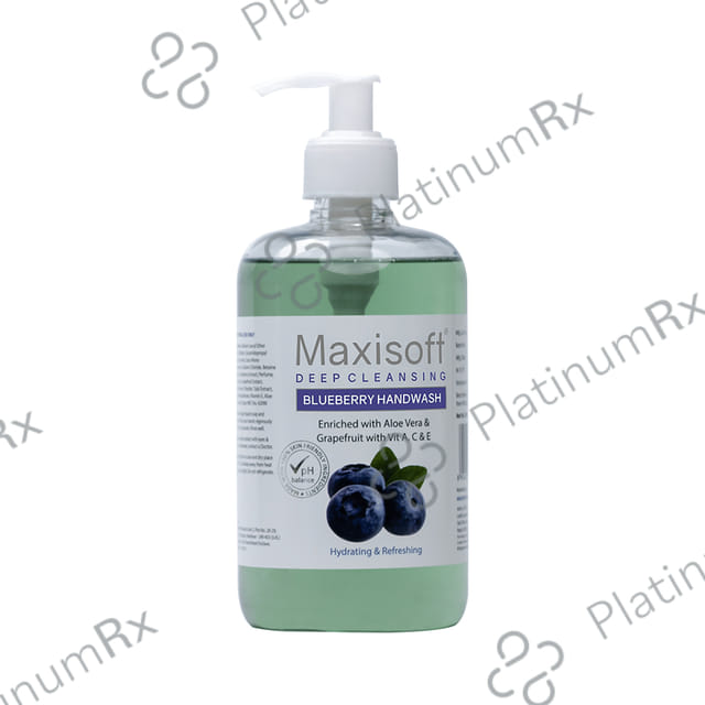 Maxisoft Deep Cleansing Blueberry Handwash (500ml Each) 1 Bottle