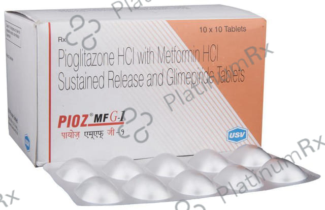 Pioz MF G 1 Tablet SR 10s