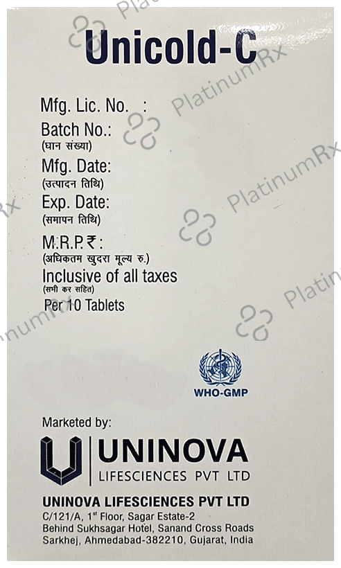 Unicold-C Tablet