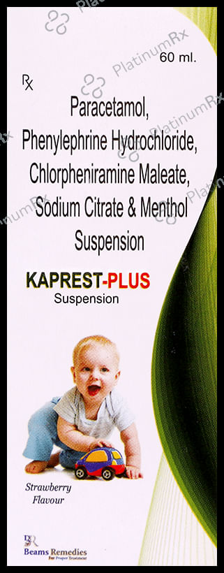 Kaprest-Plus Oral Suspension Strawberry