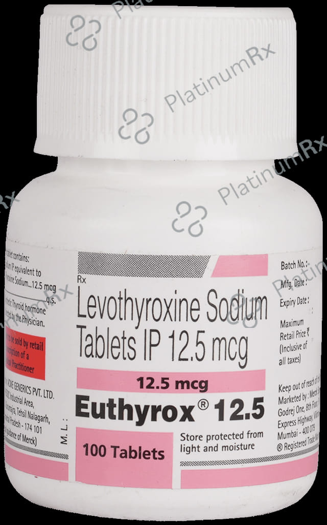 Euthyrox 12.5mcg Tablet 100s