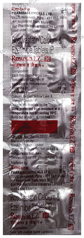 Rosuvas EZ 10/20mg Tablet 10s