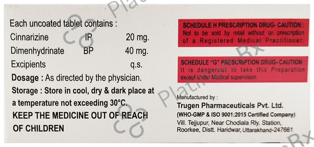 Spinless 20/40mg Tablet 10s