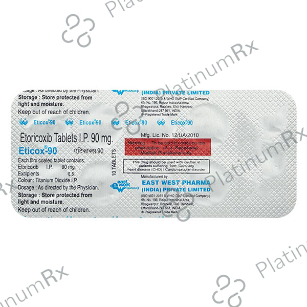 Eticox 90mg Tablet 10s