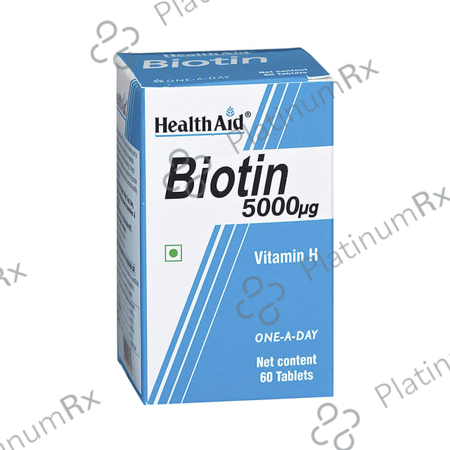 Healthaid Biotin 5000mcg Tablet 60s