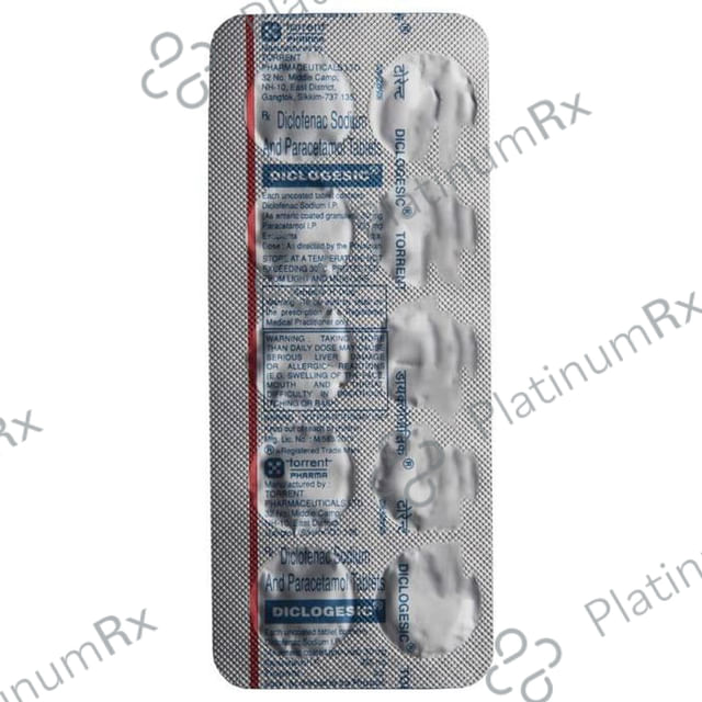 Diclogesic 50mg/325mg Tablet
