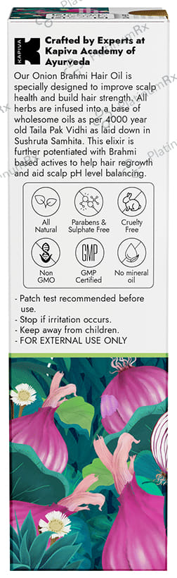Kapiva Hair Rituals Scalp Care Onion Brahmi Hair Oil
