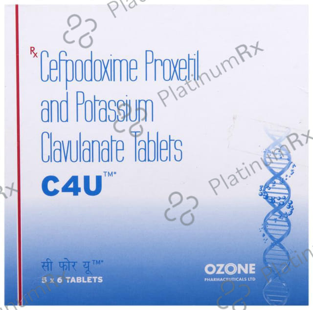 C4U 200/125mg Tablet 6s