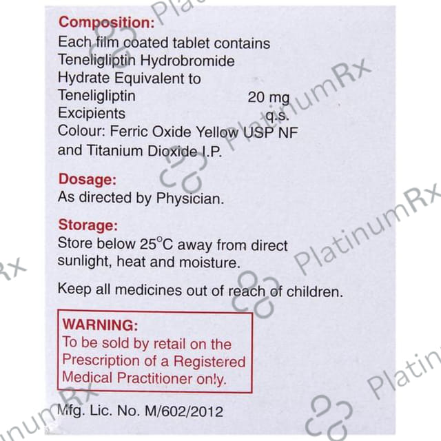 Ziten 20mg Tablet 15s